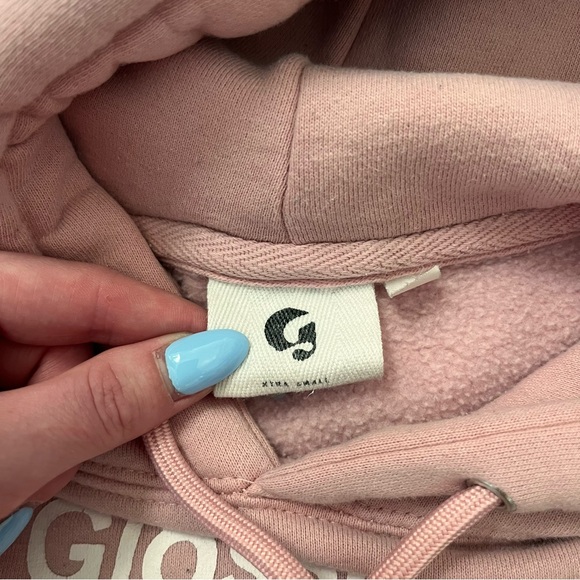 Glossier pink hoodie - Picture 3 of 4